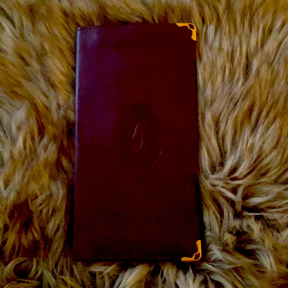 Cartier long organizer/check holder wallet